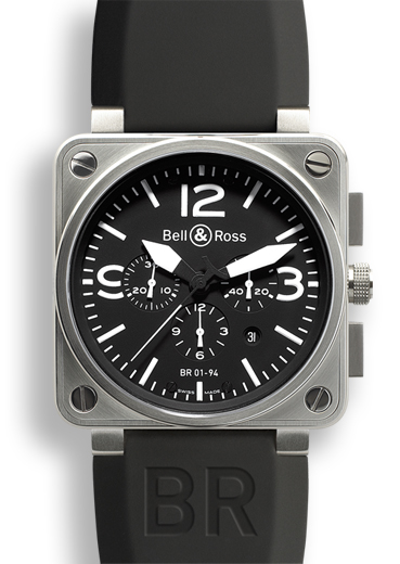 Réplique Bell & Ross BR 01-94 Chronographe Automatique Acier Homme Montre